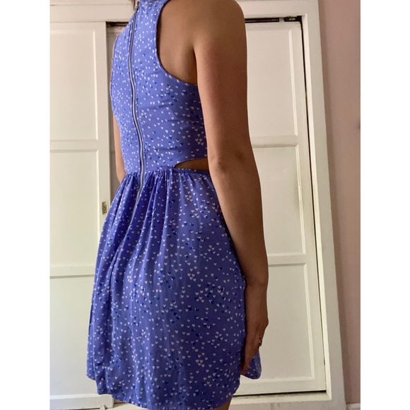 dELiA’s Sleeveless Blue-Violet Heart Print Dress - Picture 3 of 5